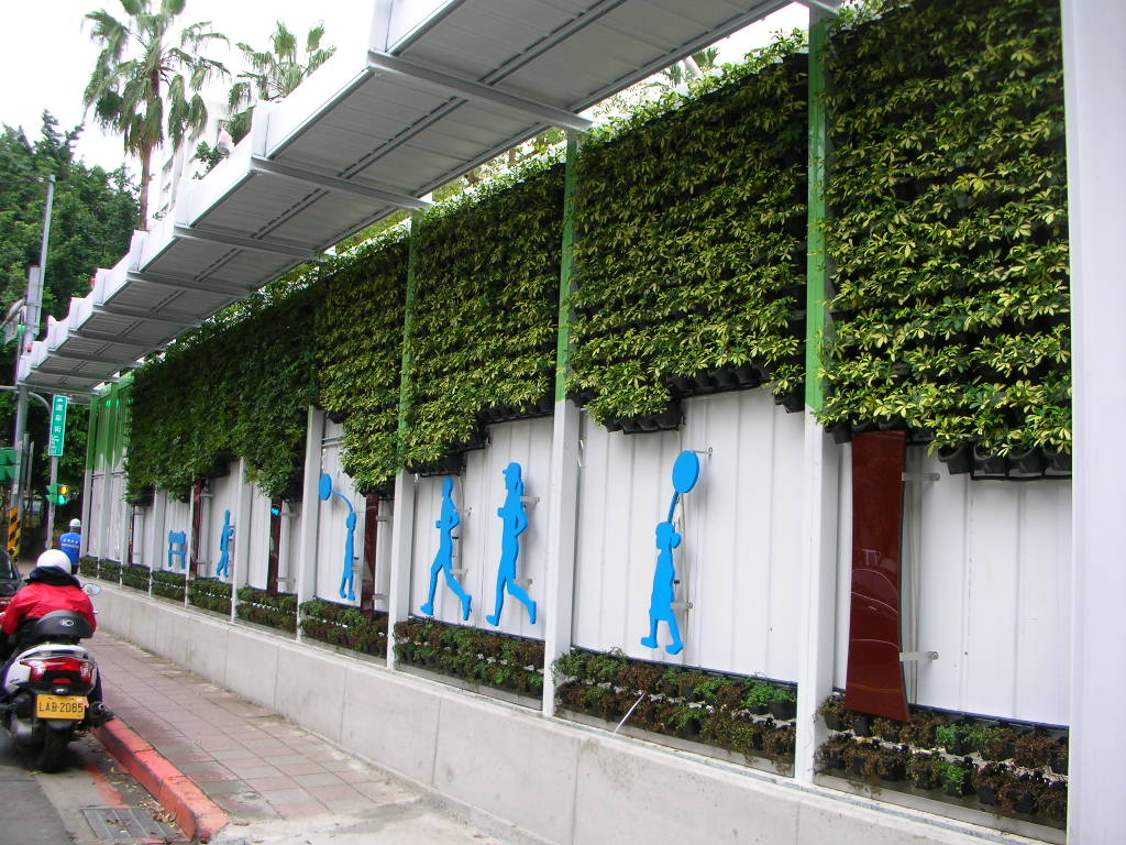 植生牆,綠牆,圍籬綠化,植物牆