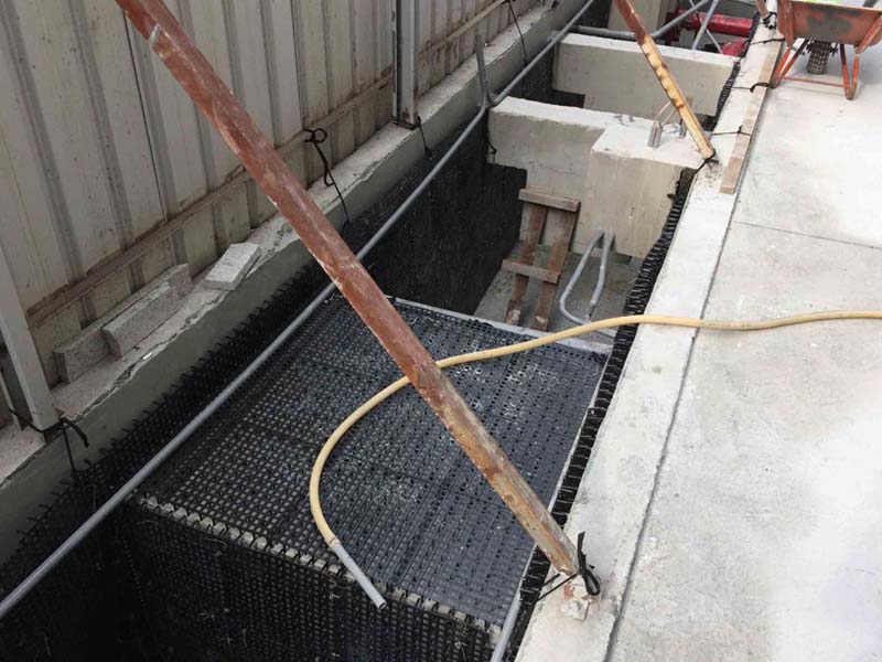  排水板施工案例 